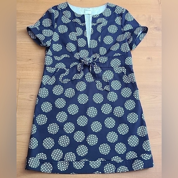 Red Valentino Navy & White Polka Dot Dress - Picture 2 of 5